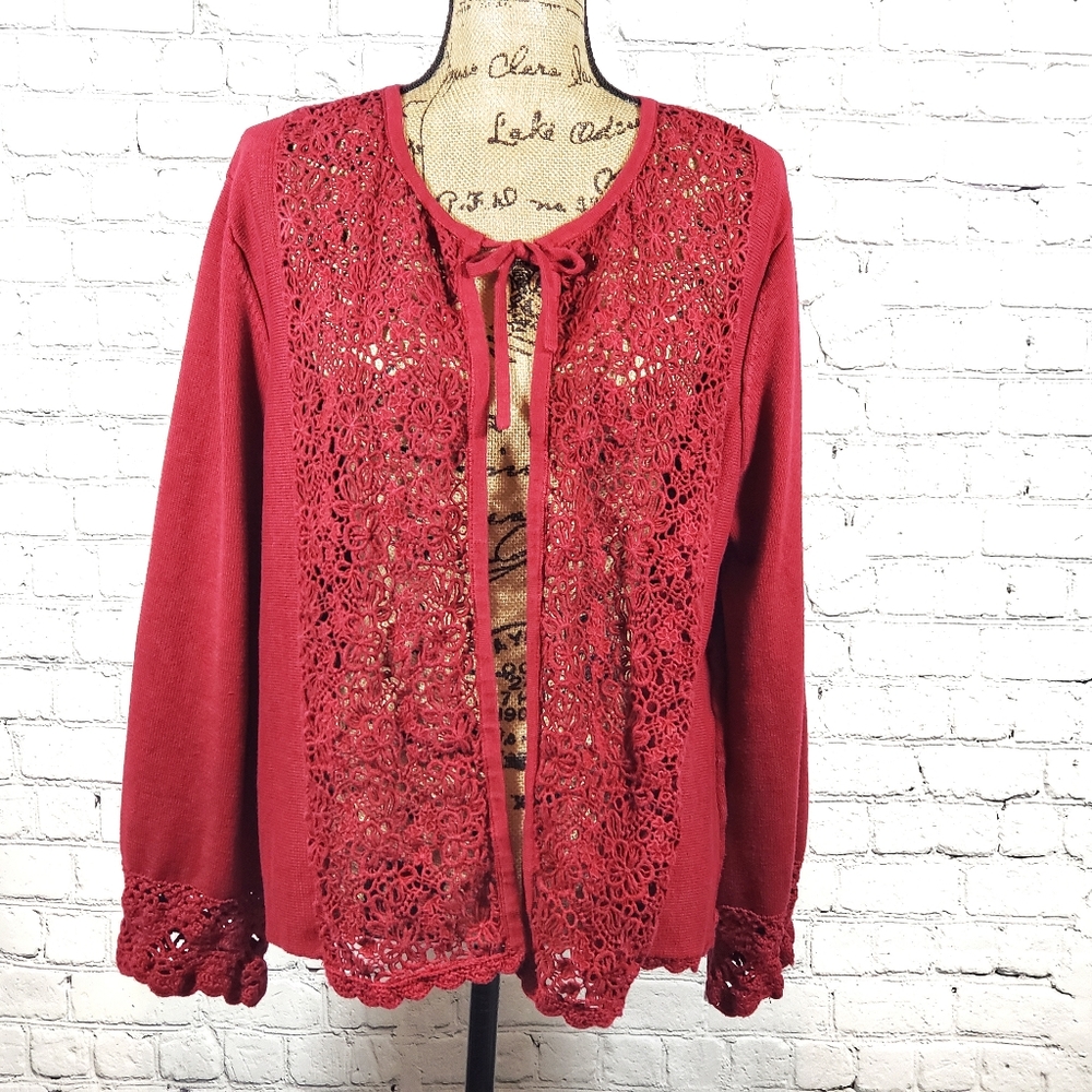 Sykes the Limit open front crochet details